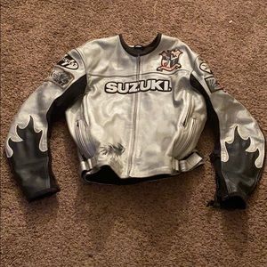 Joe Rocket Leather Motorcycle Riding Jacket